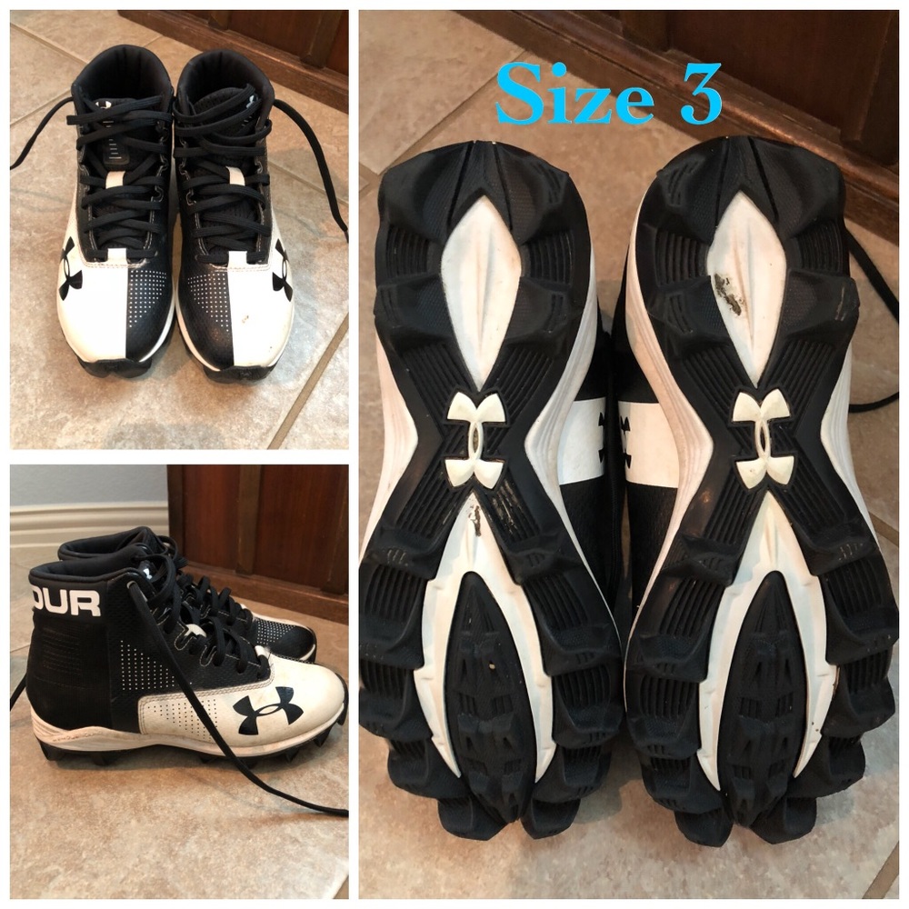 FINAL PRICE DROP! Boys UA Baseball Cleats